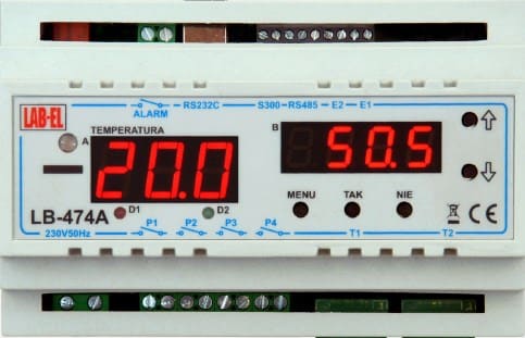 LB-474A thermometer, temperature/humidity regulator
